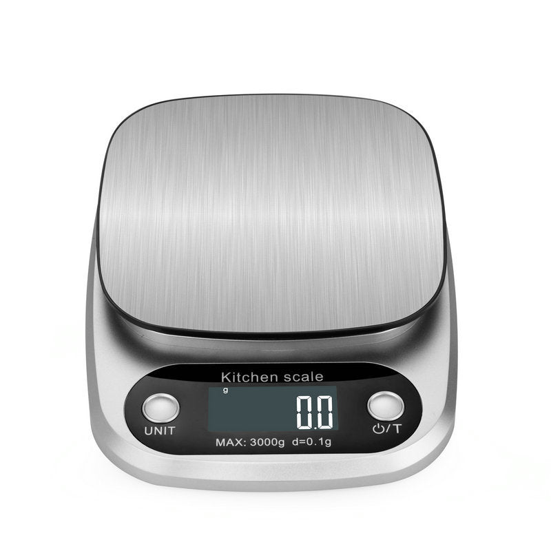 Compact Stainless Steel Electronic Kitchen Scale - KAISON'S CORNER