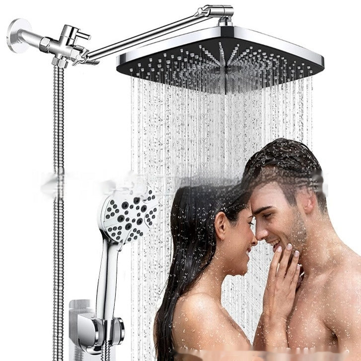3‑Function Black Handheld Shower Head
