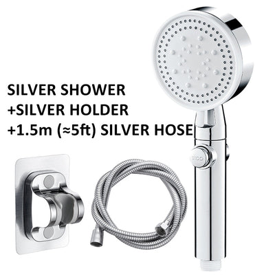 Pressurized High-Flow Shower Head - KAISON'S CORNER