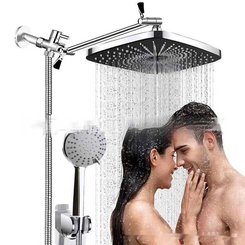 3‑Function Black Handheld Shower Head