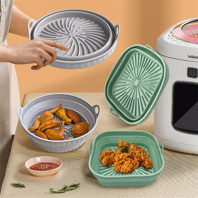 Collapsible Silicone Air Fryer Pot & Reusable Liners - KAISON'S CORNER