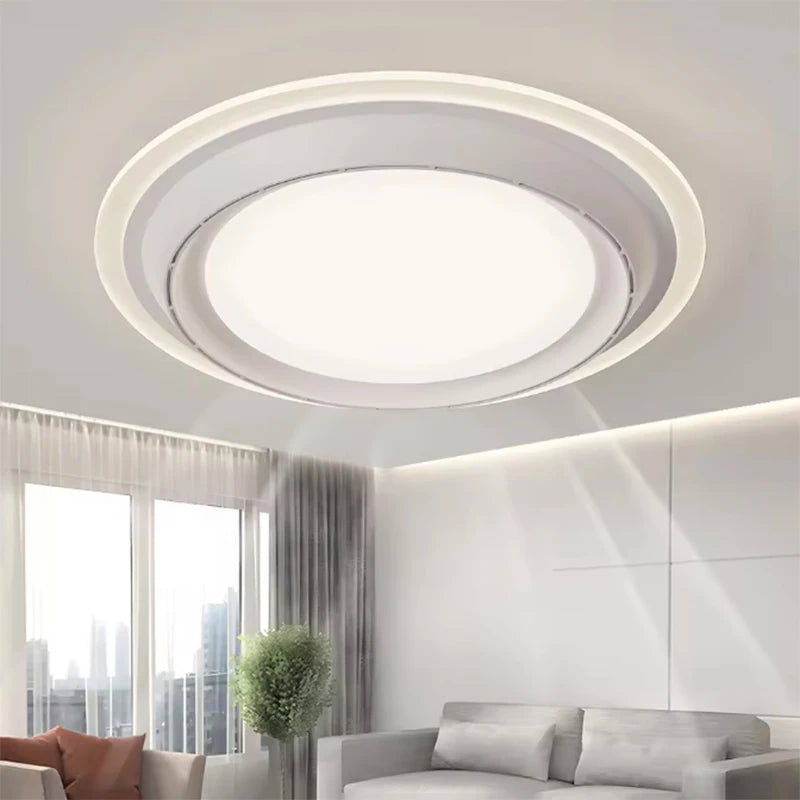 Remote-Controlled 6-Speed LED Fan for Bedroom