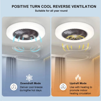 Smart Ceiling Fan with LED Light