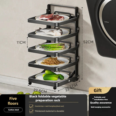 Kitchen Folding Side Dish Rack