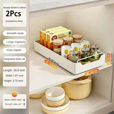 Ultimate Pull-Out Drawer Kitchen Storage Rack