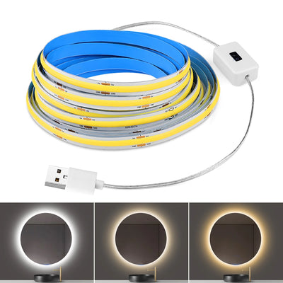 Bathroom LED Mirror Light Strip (COB style)