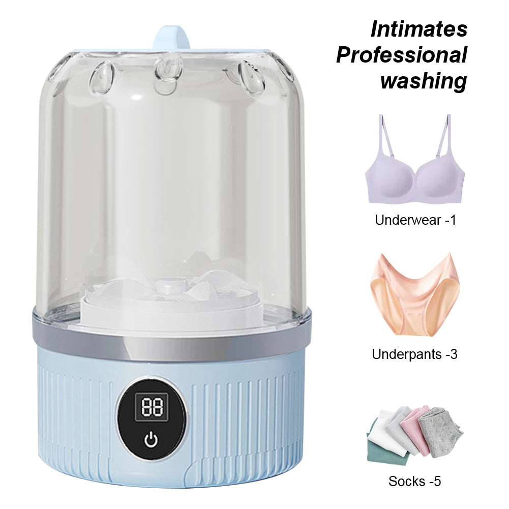 Portable Cordless Mini Laundry Washer