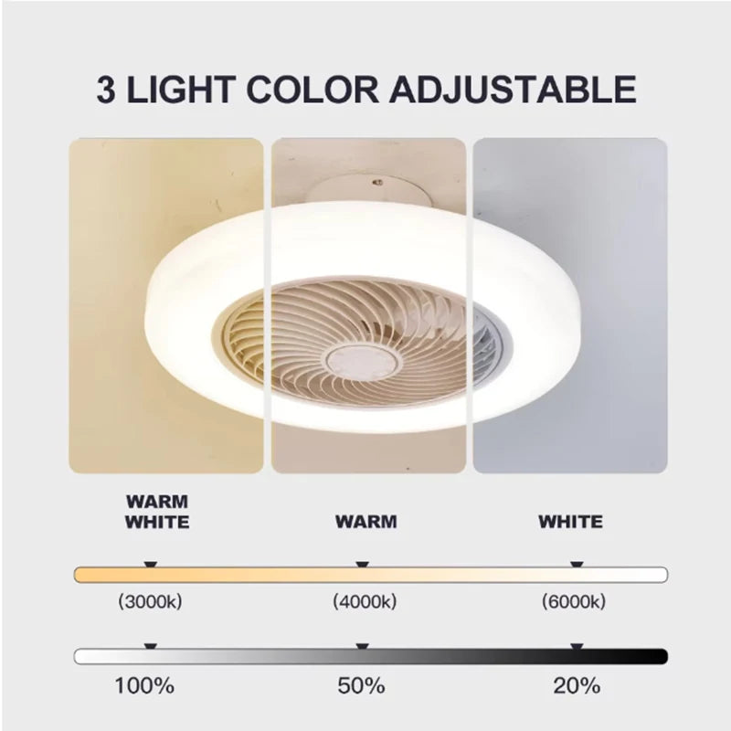 Smart Ceiling Fan with LED Light