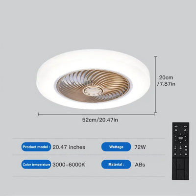 Smart Ceiling Fan with LED Light