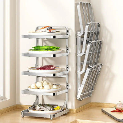 Kitchen Folding Side Dish Rack