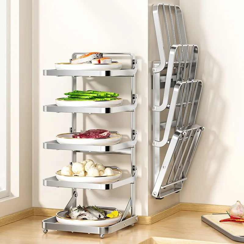 Kitchen Folding Side Dish Rack
