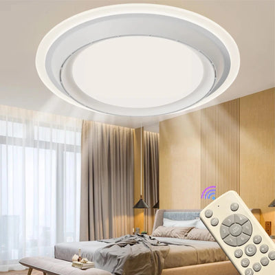 Remote-Controlled 6-Speed LED Fan for Bedroom